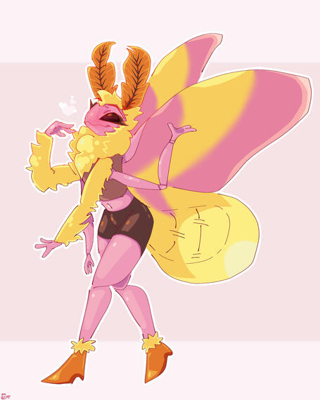 Moth Fursona, OC